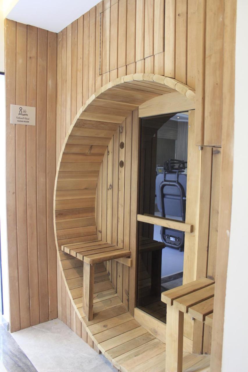 Tio Sea Resort Al Khor Exteriér fotografie A modern Finnish sauna